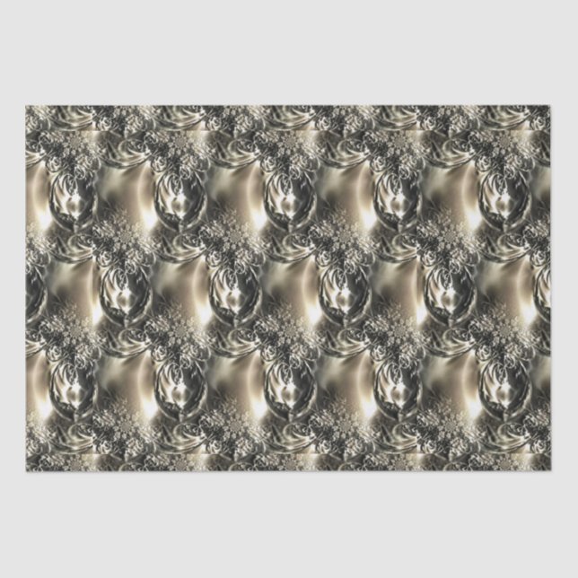 Papier Mousseline Perles dorées (Recto)