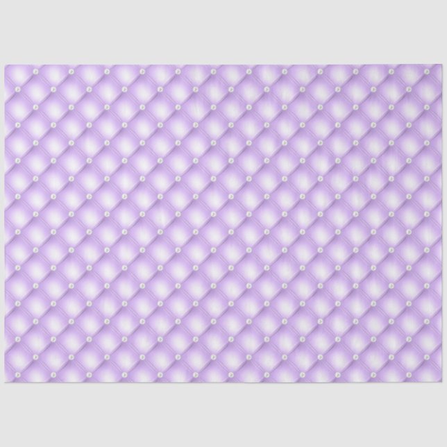 Papier Mousseline Perles pourpres Tufted (Recto)
