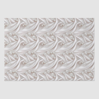 Papier Mousseline Perles & Satin