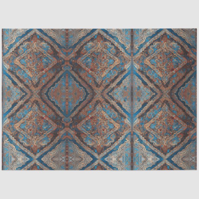 Papier Mousseline Perse Populaire Belle collection de vieux Motif (Recto)