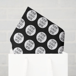 Papier Mousseline Personnalisez le motif de votre logo d'entreprise 