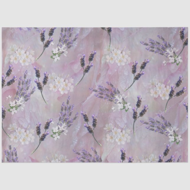 Papier Mousseline Pétales roses gouttelettes arrière - plans avec la (Recto)