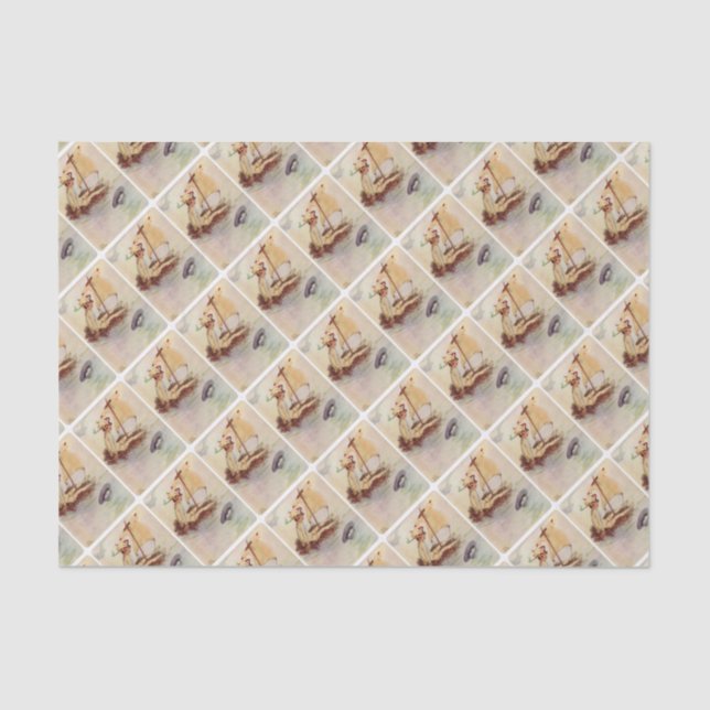 Papier Mousseline Peter Pan sur le radeau de nid (Recto)