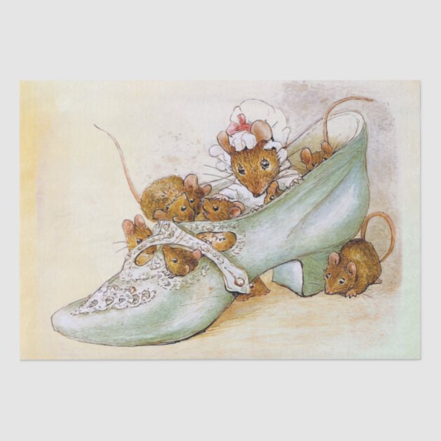 Papier Mousseline Peter Rabbit (souris 1) (Recto)