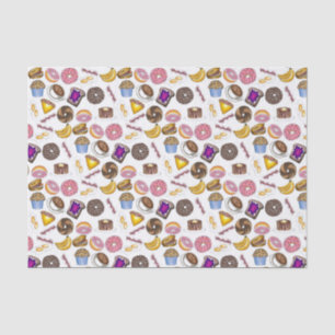 Papier Mousseline Petit-déjeuner Brunch Nourriture Bagel Donut OEufs