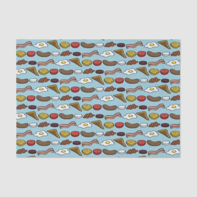 Papier Mousseline Petit déjeuner frit (Recto)