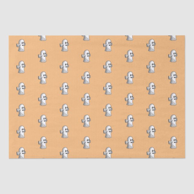Papier Mousseline Petit Fantôme Mignon (Recto)