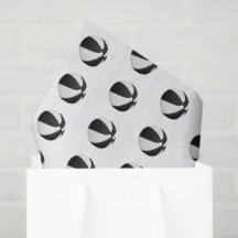 petit motif de ballons de basket noirs et blancs