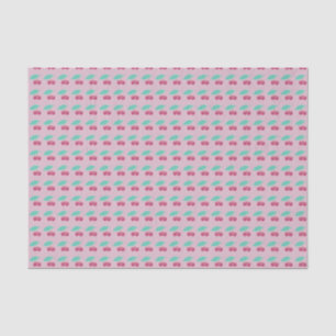 Papier Mousseline Petit Motif de cerises pourpres
