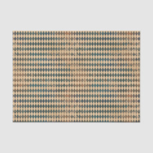 Papier Mousseline Petit Motif Diamond Arlequin