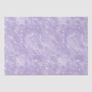 Papier Mousseline Petit motif en soie moirée lilas lavande