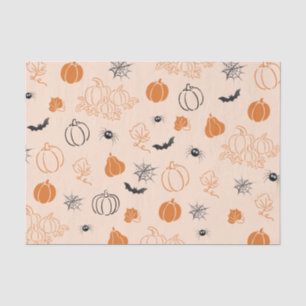 Papier Mousseline Petite citrouille dessinée à la main Baby shower m