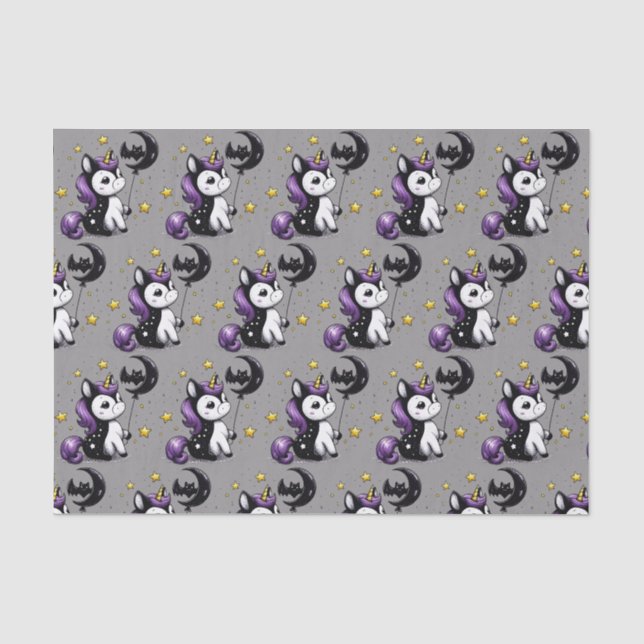 Papier Mousseline Petite Licorne (Recto)