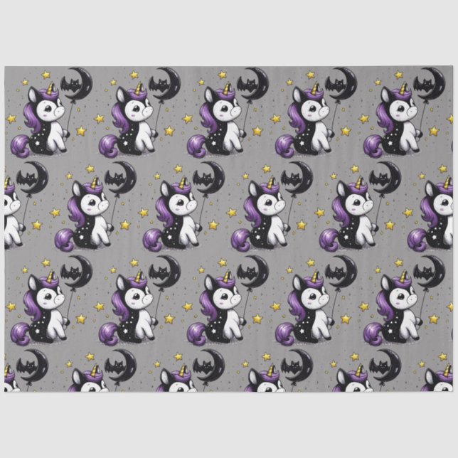 Papier Mousseline Petite Licorne (Recto)