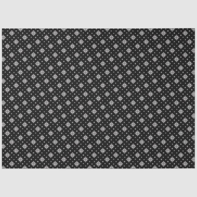 Papier Mousseline Petits flocons et cristaux (Recto)