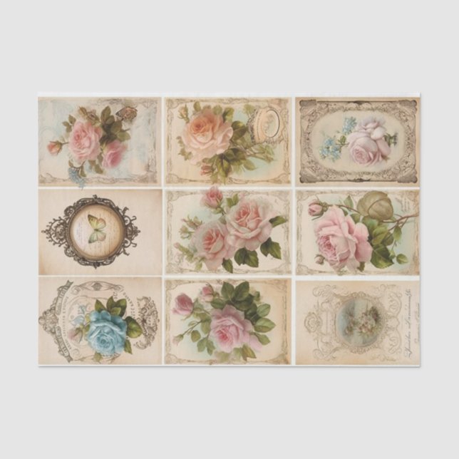 Papier Mousseline Petits morceaux (Recto)