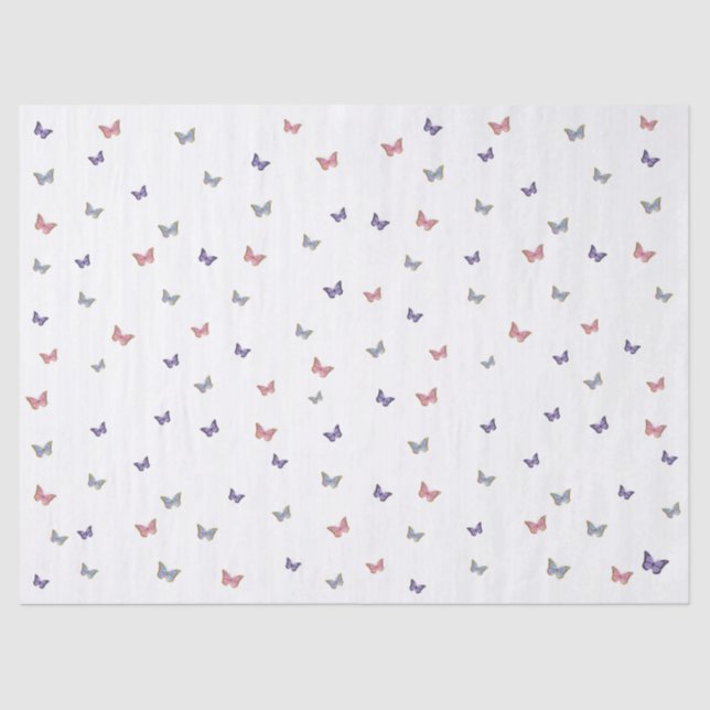 Papier Mousseline petits papillons (Recto)