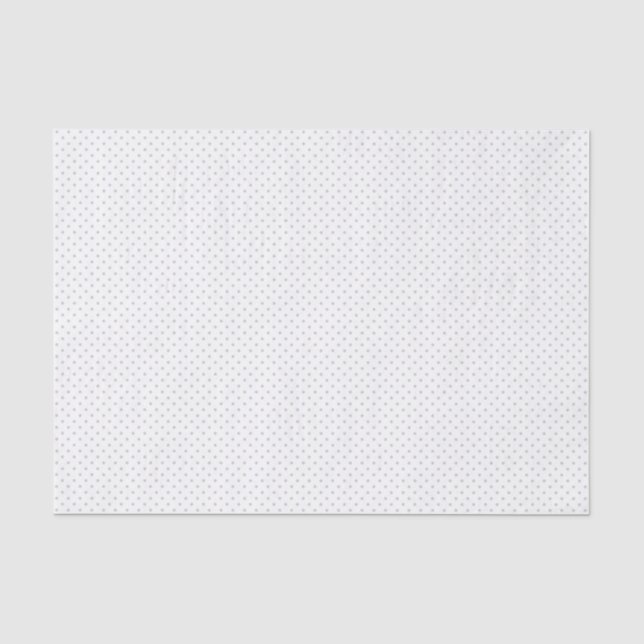 Papier Mousseline Petits points gris doux motif (Recto)