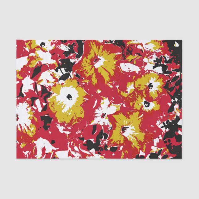 PAPIER MOUSSELINE PETUNIAS (Recto)