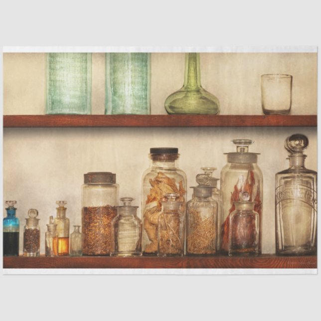 Papier Mousseline Pharmacie - Herbes médicinales (Recto)