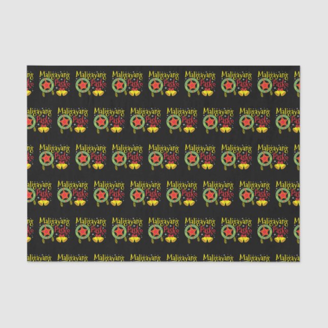 Papier Mousseline Philippines Noël philippin Maligayang Pasko (Recto)