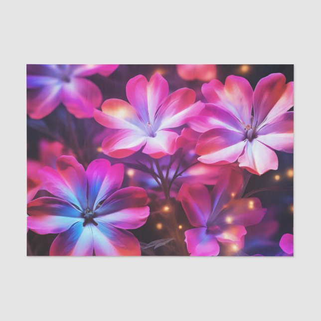 Papier Mousseline Phlox dans Neon Glow (Recto)