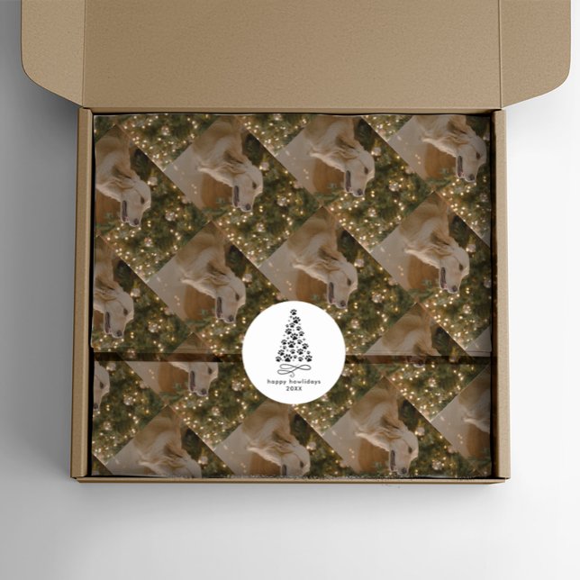 Papier Mousseline Photo de chien personnalisée Photo de animal de co (Créateur téléchargé)