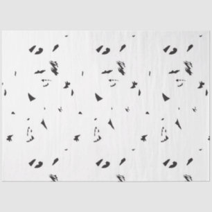 Papier Mousseline photo en noir et blanc d'un troupeau d'oiseaux