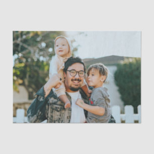 Papier Mousseline Photo personnalisée