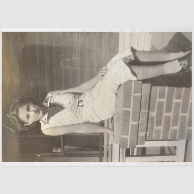 Papier Mousseline Photo personnalisée du client DP Decoupage (Recto)