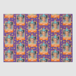 Papier Mousseline Photo pour enfant personnalisée Joyeux anniversair