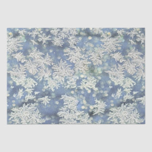 Papier Mousseline Photographie abstraite de givre hivernal - Effet B