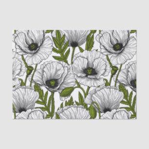 Papier Mousseline Photos blanches sur blanc