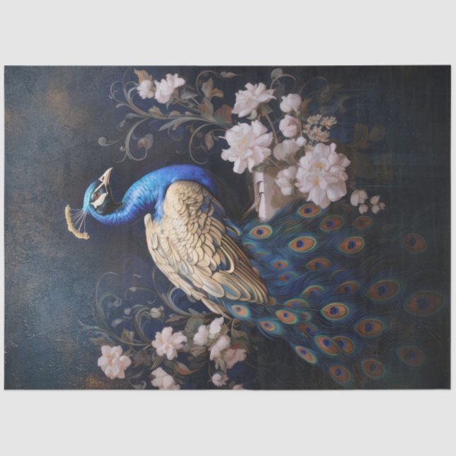 Papier Mousseline Pic d'or face à la droite dédécoupage (Recto)