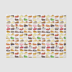 Papier Mousseline Pie Social Pi Day Slices Cuisine de dessert Vente