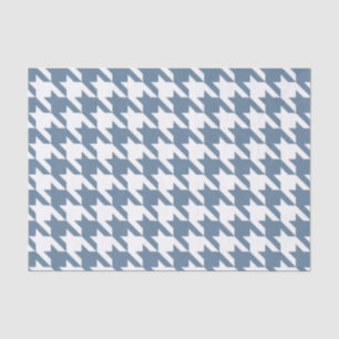 Papier Mousseline Pied-de-poule élégant gris français