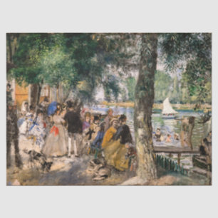 Papier Mousseline Pierre-Auguste Renoir - Baignade sur la Seine
