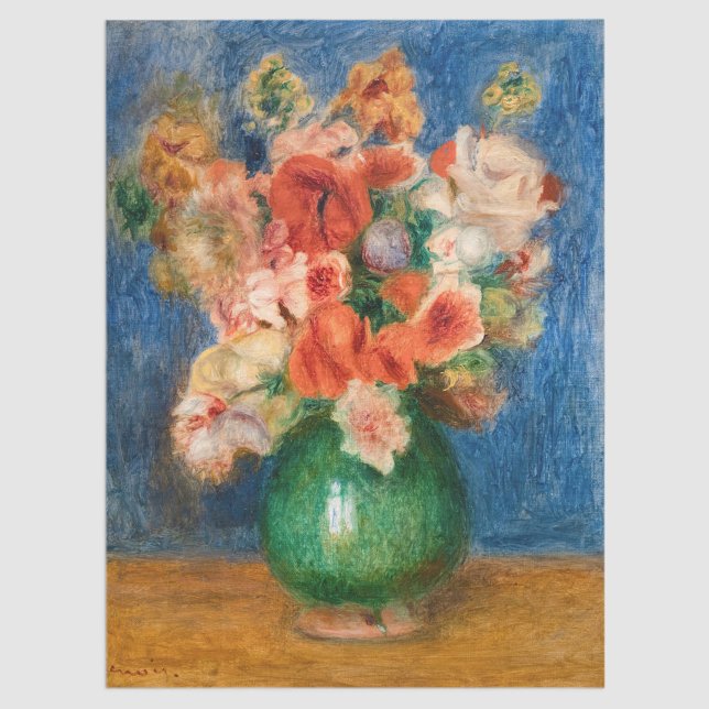 Papier Mousseline Pierre-Auguste Renoir - Bouquet (Créateur téléchargé)