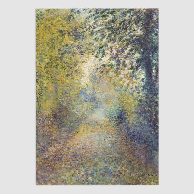 Papier Mousseline Pierre-Auguste Renoir - Dans les bois (Créateur téléchargé)