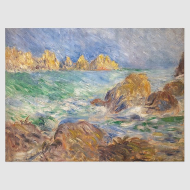 Papier Mousseline Pierre-Auguste Renoir - Marine, Guernesey (Recto)