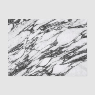 Papier Mousseline Pierre de marbre noire et blanche moderne simple