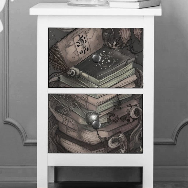 Papier Mousseline Pile de Spellbook Abstrait Muted Pastel Peinture (Créateur téléchargé)