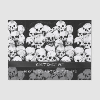 Papier Mousseline Pile-O-Skulls