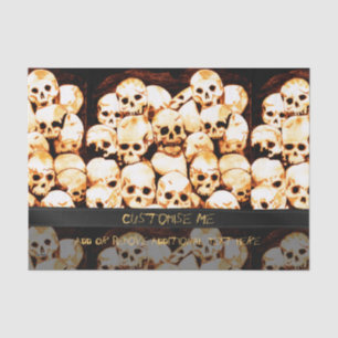 Papier Mousseline Pile-O-Skulls (Âgé)