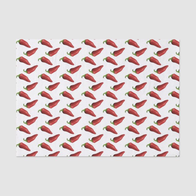 Papier Mousseline Piments  (Recto)
