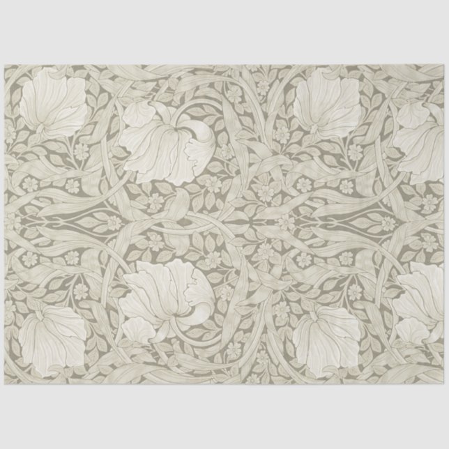 Papier Mousseline Pimpernel Ivory, William Morris (Recto)