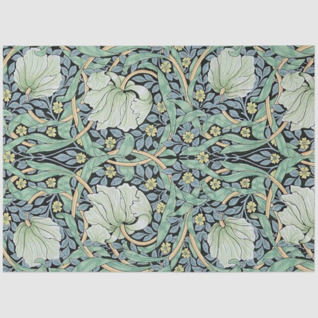 Papier Mousseline Pimpernel, William Morris (Recto)