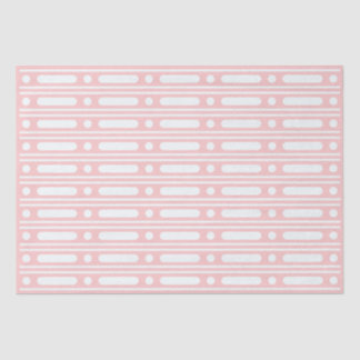 Papier Mousseline Pink Bone Inlay Dots Border Decoupage Paper