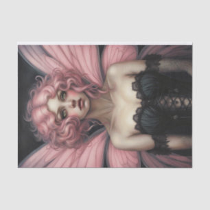 Papier Mousseline Pink Haith Goth Fairy Decoupage