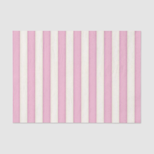 Papier Mousseline Pink Stripes Victorian Fairytale Princess Tissue P (Recto)